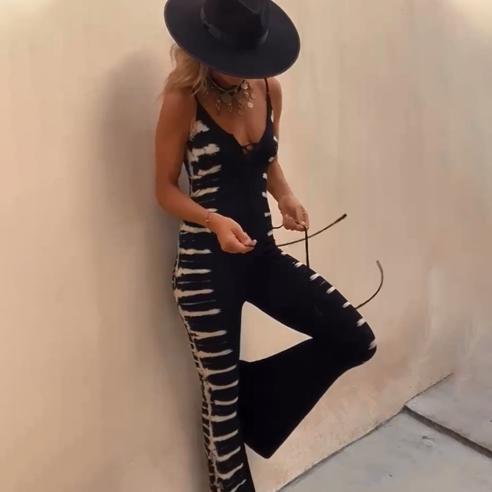 Boho Jumpsuit-M - Picture 3 of 11